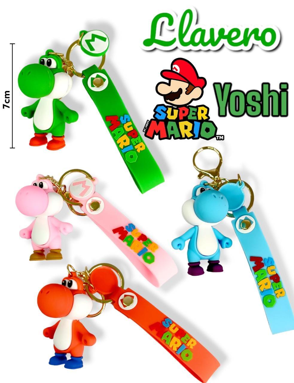Llavero Premium Super Mario Bross Yoshi 7Cm